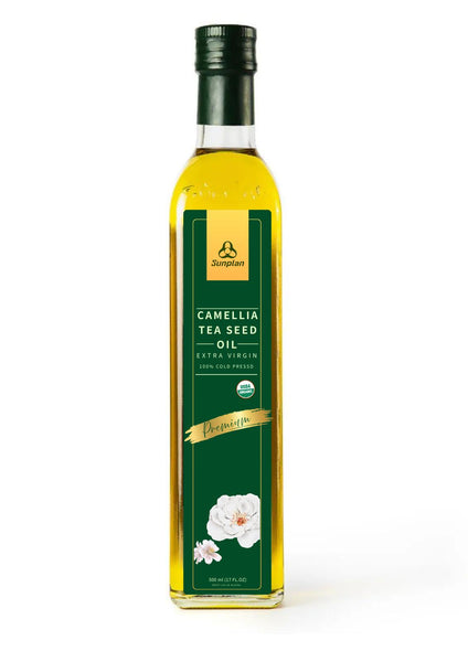<transcy>Sunplan - Organic Cold Pressed Extra Virgin Camellia Oil 500ml</transcy>